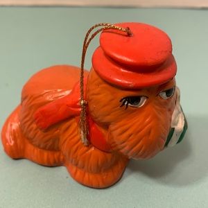 Vintage Sesame Street Snuffleupagus Christmas Ornament /Jim Henson /Snuffy